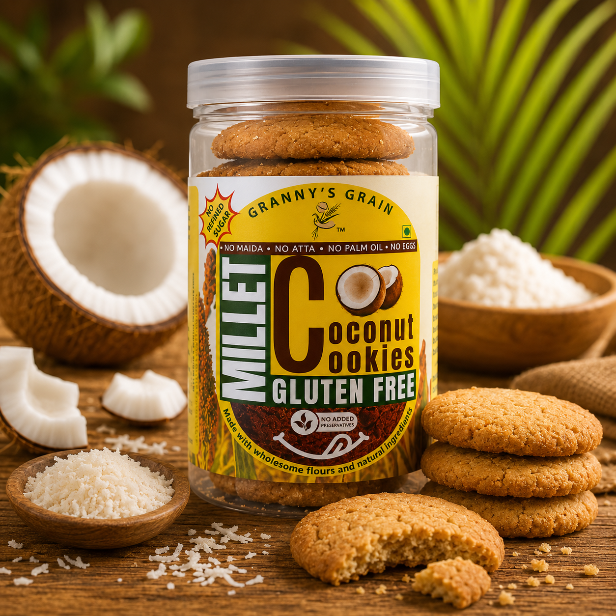 Coconut Butter gluten-free cookies